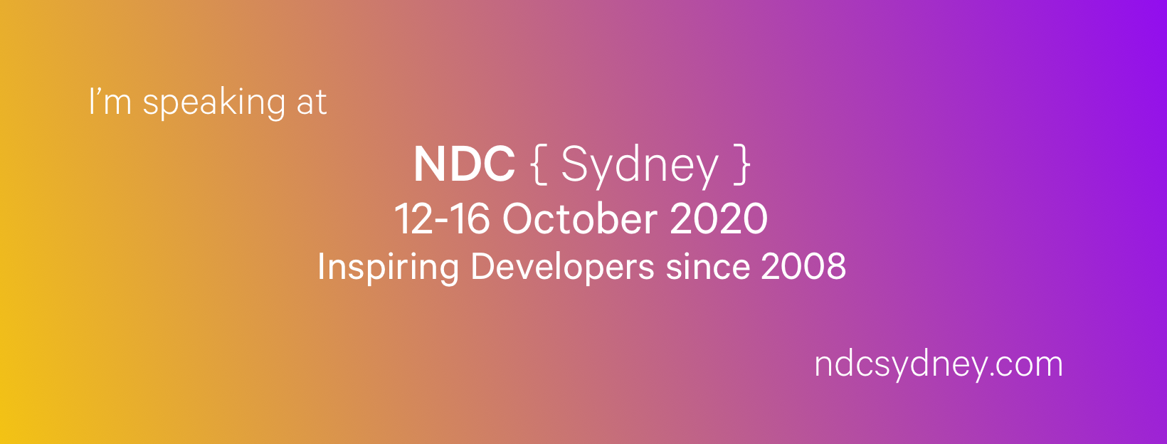 NDC Sydney 2020