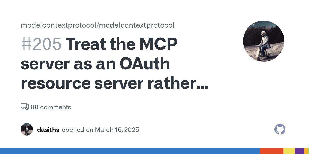 MCP Server as an OAuth Resource Server
