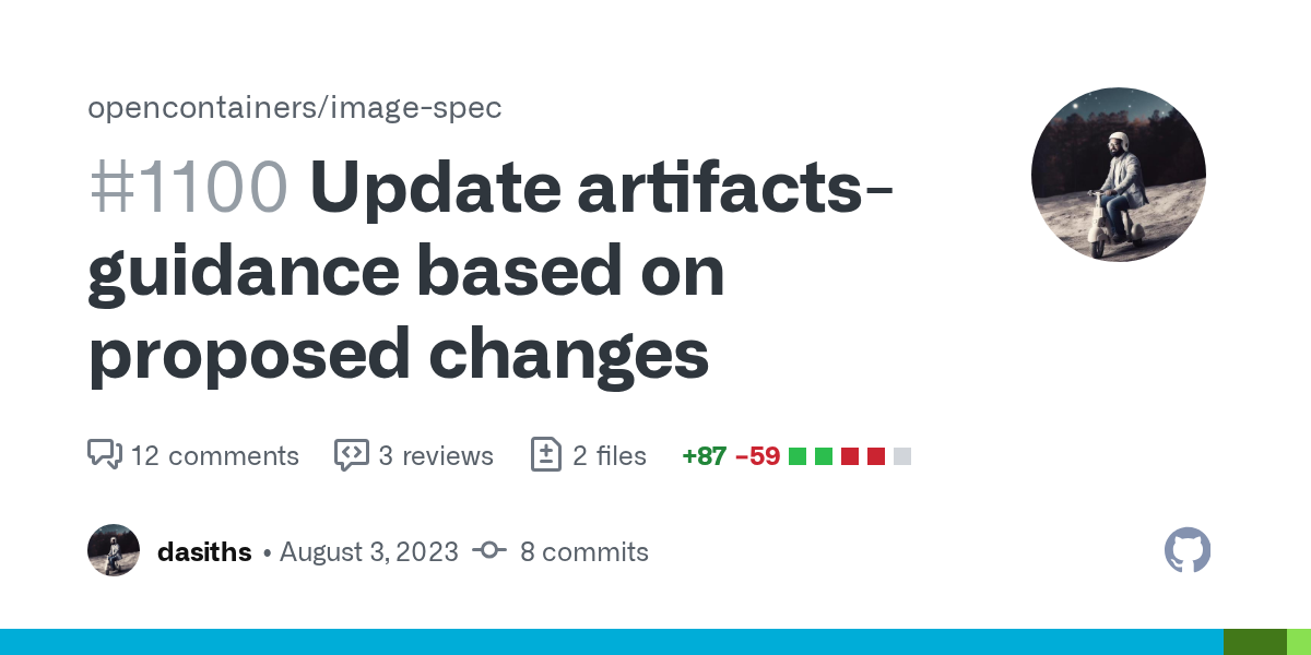 OCI artifact guidance contribution